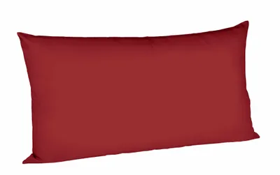 Produktbild von liebling Kissenhülle Interlock Jersey 40 x 80 cm, Farbe bordeaux rot, Kissenbezug aus 100% Baumwolle, edler Glanz, waschbar 60 Grad