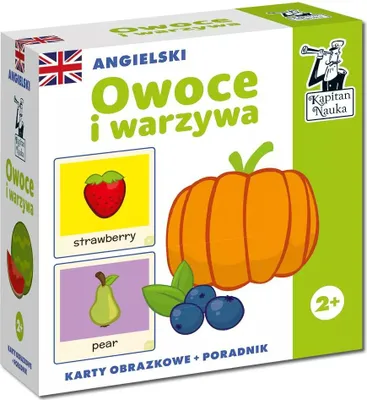 Image de Angielski. Owoce i warzywa. Karty obrazkowe + poradnik