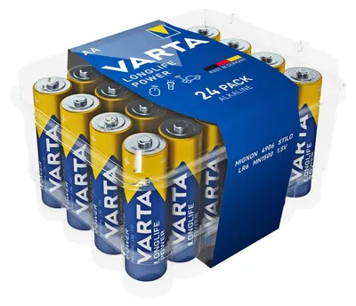 Produktbild von Varta Longlife, Einwegbatterie, AA, Alkali, 1,5 V, 12 Stück(e), 50,5 mm