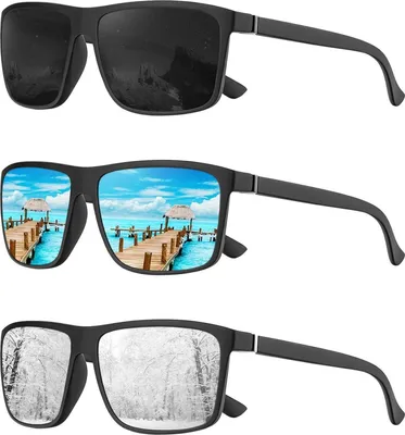 Produktbild von Polarisierte Sonnenbrille Herren/Damen UV400-HD-Pilotobjektive