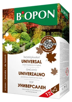 Obrázok produktu pre Tvrdý Hnojiv Universálny 1Kg Biopon