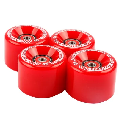 Produktbild von 4x Skateboard Rollen 65x45mm / 80A - Big Wheels Set (4 Rollen) inkl. Mach1® Kugellager Nr. 2192