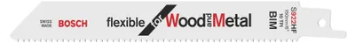 Immagine prodotto di BOSCH 2608656320 100 BOSCH S 922 HF Flexible for Wood and Metal Säbelsägeblätter
