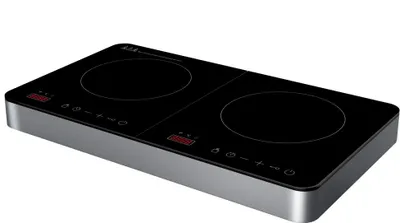 Produktbild von DESKI Doppel Induktionskochplatte Induktion Doppelkochplatte 613-401568