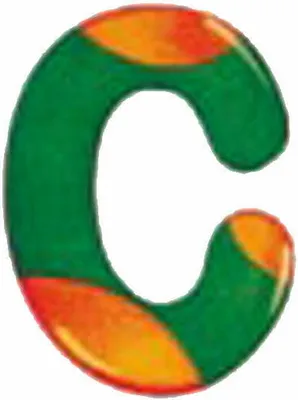 Produktbild von Selecta Spielzeug Alphabet C, Buchstabe, Kinderzimmer Deko, Holzspielzeug, Holz, 8 cm, 60903