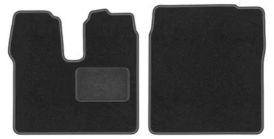 Produktbild von Velours-Fußmatten für MAN TGA 2000-2007 (Transporter) – 4-tlg, Graphit, passgenau – Wielganizator LUX
