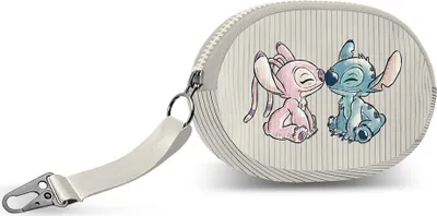 Produktbild von Karactermania Lilo and Stitch Tender, Kulturbeutel, Weiß, Abbildung, Reißverschluss, 120 mm, 15 mm