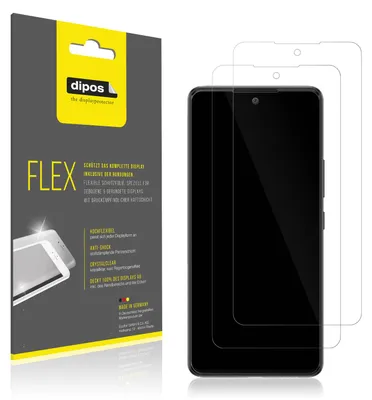 Obrázok produktu pre 3x ochranná fólia pre Samsung Galaxy A53 5G, 100% pokrytie displeja, dipos Flex