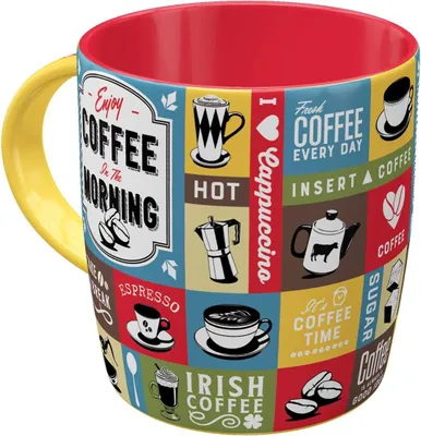 Image de Nostalgic-Art - Tasse à café - Collage café
