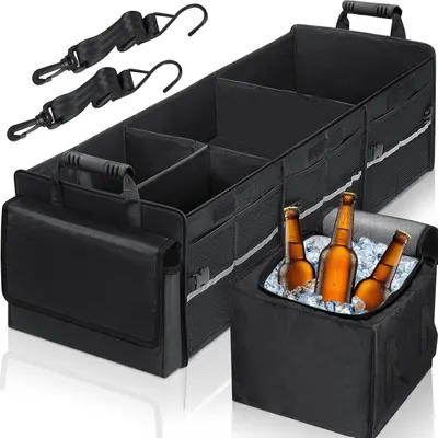 Produktbild von Wasserdichter Kofferraum-Organizer mit Kühltasche