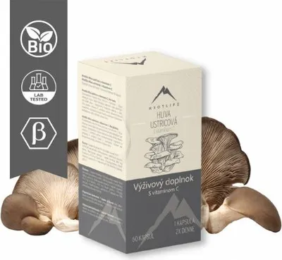 Produktbild von Austernpilz mit Vitamin C Hrotlife 60 cps