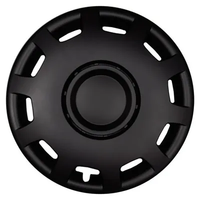 Produktbild von 4x PREMIUM DESIGN Radkappen Radzierblenden Rad Abdeckung 14 ZOLL Schwarz Matt