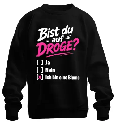 Productafbeelding van Ben je het eens? Dit is een sweatshirt met een opvallende print, met een sarcastische boodschap, in de kleur zwart, maat L