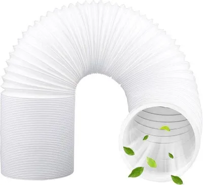 Produktbild von Famanu Flexible Abzugsschlauch PVC für Klimaanlage und Trockner - 15 cm x 200 cm