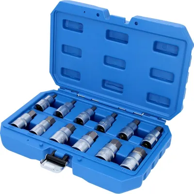 Produktbild von Brilliant Tools 1/2 Innensechskant Bit-Stecknuss-Satz, 12-tlg., 5 - 22 mm