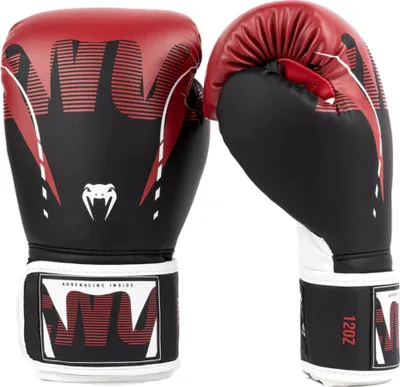 Produktbild von Venum Adrenaline Boxhandschuhe Rot Schwarz Gewicht 16 oz