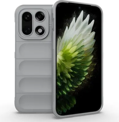 Produktbild von Mobigear Bumpy  OnePlus 15 Hülle Flexibles TPU Backcover - Grau