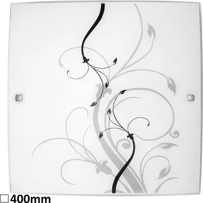 Produktbild von Rabalux 3693 Deckenleuchte 2 Spots Elina, E27, weiß, Modern, 40x40cm