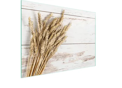 Obrázok produktu pre Doska na krájanie Kryt na sporák Doska na krájanie zo skla Multiglass 30x22 cm Pšeničné drevo