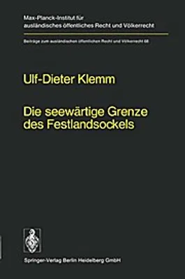 Obrázok produktu pre Die seewärtige Grenze des Festlandsockels