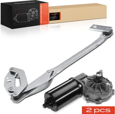 Image de Frankberg 1 moteur d'essuie-glace + 1 tringlerie d'essuie-glace avant pour Mercedes-Benz Classe E W210 S210 1995-2003
