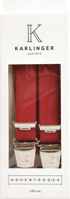 Produktbild von Elastischer Hosenträger dunkelrot Breite 25mm - Länge 110cm