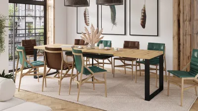 Produktbild von Design Esstisch Avari Tisch XXL ausziehbar 140 bis 290 cm