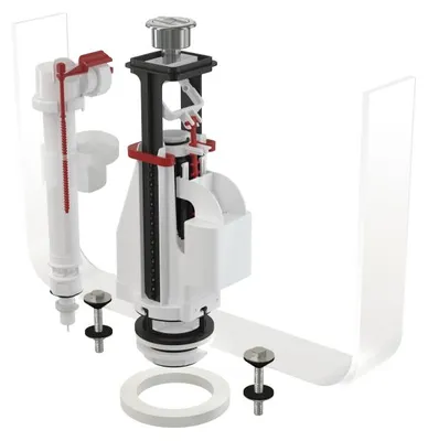 Produktbild von Alcadrain (Alcaplast) Spülkasten mit zwei Tasten SA08AS 3/8 CHROM