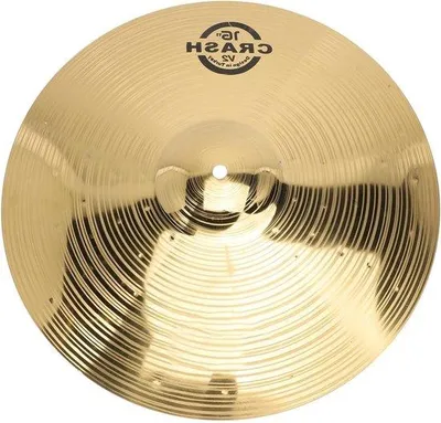 Zdjęcie produktu dla Metalowy talerz crash do zestawu perkusyjnego – średnica 40 cm