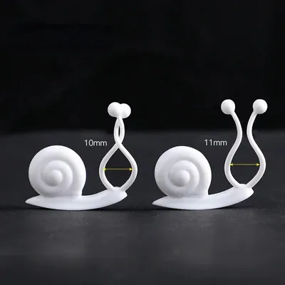 Image de Supports muraux pour plantes - Clips muraux - Adhésifs - Montage invisible - Plastique - 20 pièces - Blanc
