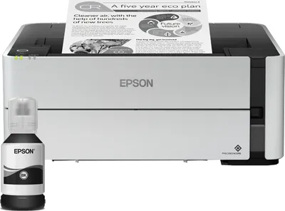 Obrázek produktu pro Epson EcoTank M1180, 1200 x 2400 DPI, 1, A4, 20000 stránek za měsíc, Duplexní tisk, Černá, Šedá