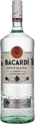 Immagine prodotto di Bacardi Rum Carta Blanca Superior White Rum 37,50 %  1,50 litri