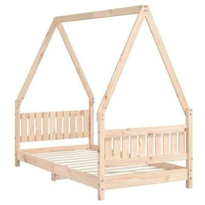 Produktbild von Cloris Designermöbel Kinderbett 80x160cm Massivholz Kiefer - 2026Neu890892 - Kinderbetten