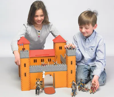 Produktbild von Holzbausatz Ritterburg