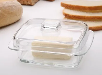 Zdjęcie produktu dla Maselniczka szklana 16x11x7cm JASLO
