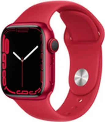 Produktbild von Apple Watch Series 7 GPS + Cellular 41mm (PRODUCT)RED Aluminium Case with Sportband - Retouren Produkt -