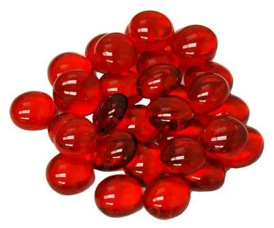 Immagine prodotto di Crystal Red Gaming Stones (40+ Stones Per Tube) – Accessorio – Chessex