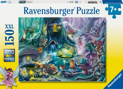 Image de Ravensburger Puzzle XXL Forêt enchantée, 150 pièces.