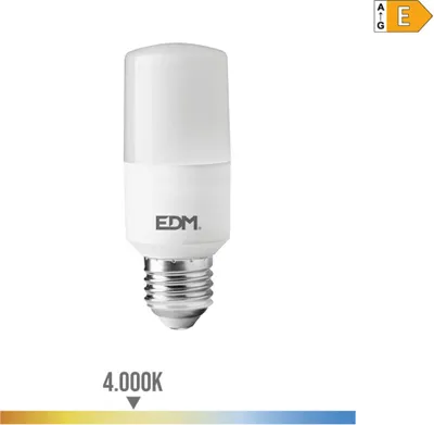 Image de Ampoule Led Tubulaire E27 éclairage Led Puissant Et Naturel - Edm