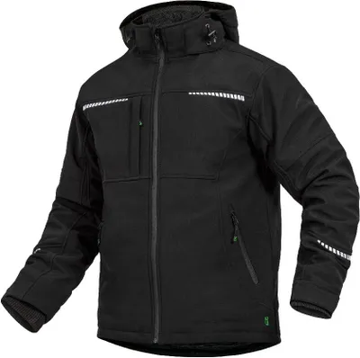 Produktbild von Winter Softshelljacke Casual Line schwarz, Gr. 3XL Leibwächter CAI053XL