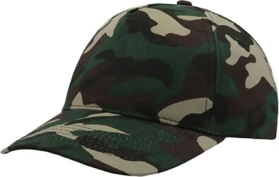 Produktbild von Atlantis Baseballkappe mit 5 Paneelen (2 Stück/Packung) AB425 (Einheitsgröße) (Tarnmuster)