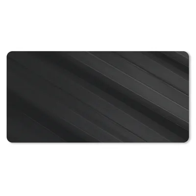 Produktbild von MuchoWow® Schreibtischunterlage Schwarz - Grau - Design - Textur 80x40 cm - XXL Mauspad - Gaming Mauspad