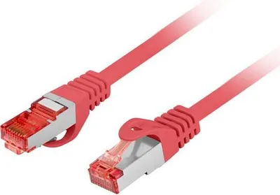 Zdjęcie produktu dla Lanberg PCF6-10CU-1000-R, 10 m, Cat6, S/FTP (S-STP), RJ-45, RJ-45, Czerwony