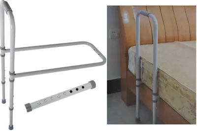 Produktbild von Bett Aufstehhilfe Metall bis 120kg höhenverstellbar Hilfe Gestell verstellbar
