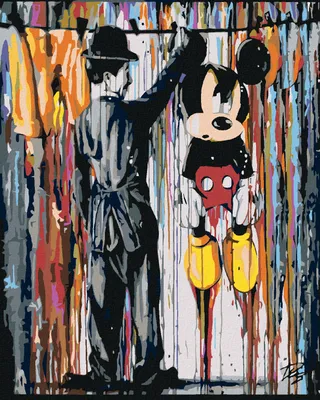 Produktbild von Zuty - Malen nach Zahlen - MICKEY MOUSE, 40x50 cm, ohne Keilrahmen