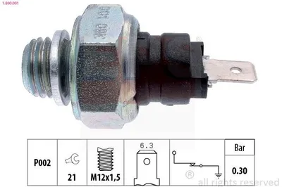 Obrázek produktu pro czujnik ciś.oleju F126_600 M12x1.5