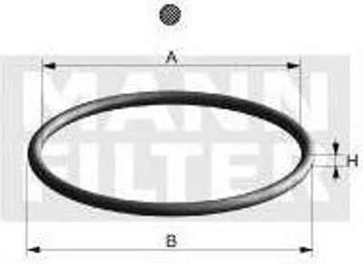 Produktbild von MANN Dichtung für Ölfilter für BMW 3er E36 E46 5er E39 E61 7er E38 X3 Z3 Z4