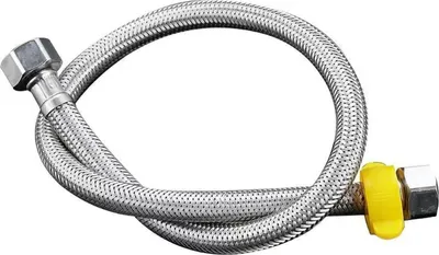 Zdjęcie produktu dla Wąż dopływowy ciepłej i zimnej wody do podgrzewacza wody Rura dopływowa ze stali nierdzewnej do pralki toaletowej 60 cm / 23,6 cala