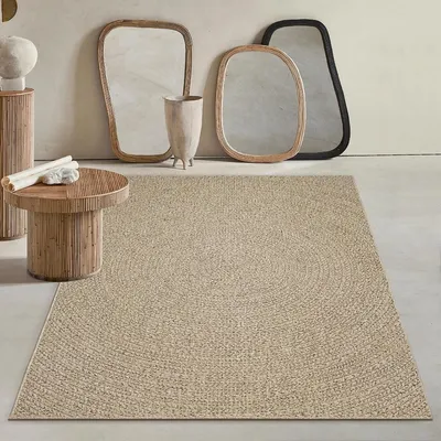 Immagine prodotto di Tappeto Kinsley resistente alle intemperie, con aspetto naturale in juta