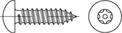 Produktbild von Reyher  Sicherh.schr.(D7981) 88114, 3,5x19 Pin-ISR T10 A 2 (100 Stück)
